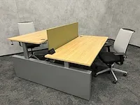 Ahrend/ steelcase - duo slinger werkplek 180x80 - afbeelding 1 van  27
