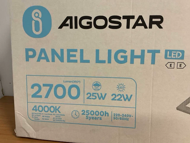 Aigostar light led paneel (3x) - afbeelding 2 van  6