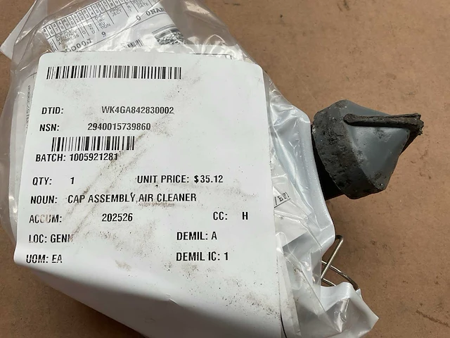 Air cleaner cap assembly - afbeelding 4 van  4