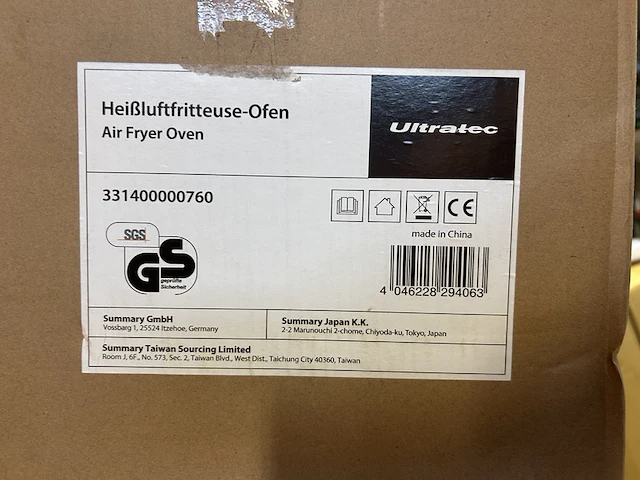 Air fryer, oven 12 programma's ultratec - afbeelding 5 van  6