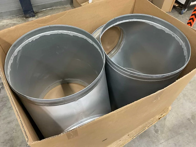 Air spiralo spiraal t-stuk t9 90° 630mm/900mm vv ken-lok (2x) - afbeelding 10 van  10
