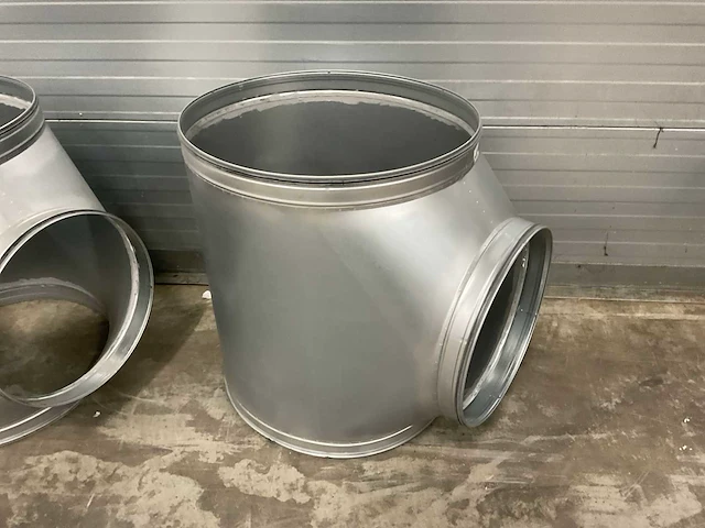 Air spiralo spiraal t-stuk t9 90° 630mm/900mm vv ken-lok (2x) - afbeelding 4 van  10