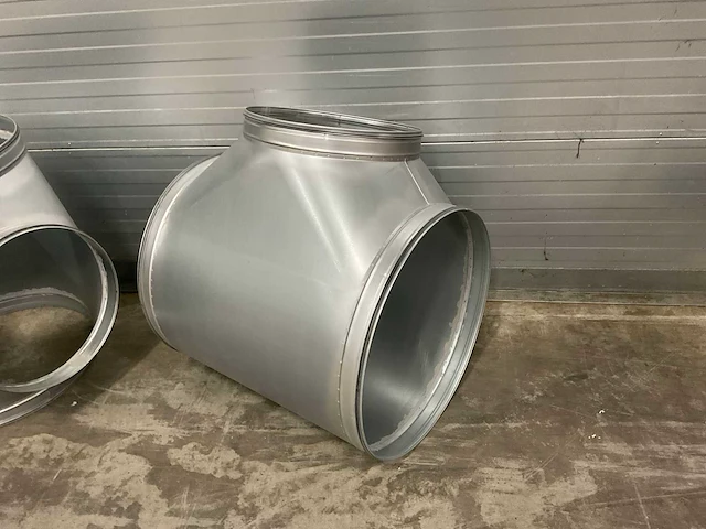 Air spiralo spiraal t-stuk t9 90° 630mm/900mm vv ken-lok (2x) - afbeelding 8 van  10
