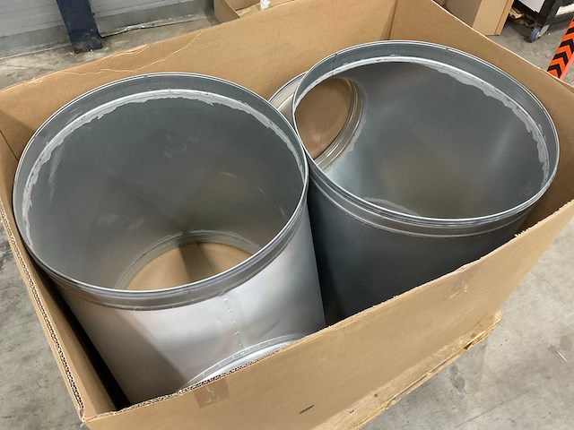 Air spiralo spiraal t-stuk t9 90° 630mm/900mm vv ken-lok (2x) - afbeelding 2 van  10