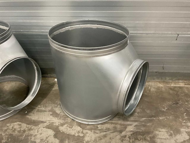 Air spiralo spiraal t-stuk t9 90° 630mm/900mm vv ken-lok (2x) - afbeelding 5 van  10