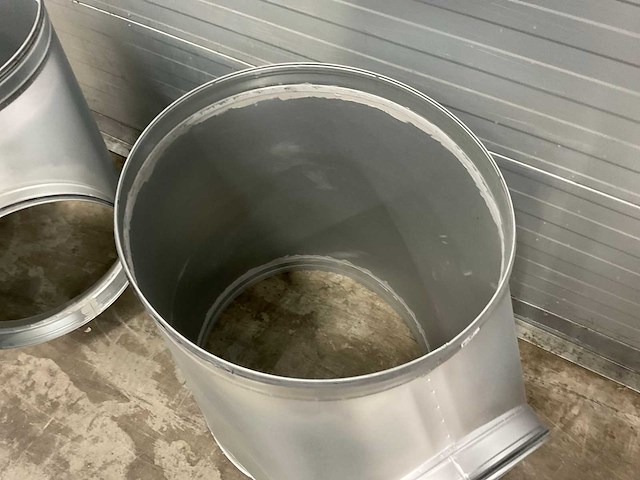 Air spiralo spiraal t-stuk t9 90° 630mm/900mm vv ken-lok (2x) - afbeelding 6 van  10