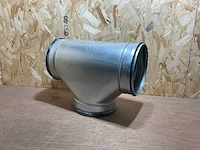 Air spiralo t9 90° 250mm/224mm spiraal t-stuk (4x) - afbeelding 1 van  7