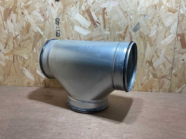 Air spiralo t9 90° 250mm/224mm spiraal t-stuk (4x) - afbeelding 2 van  7