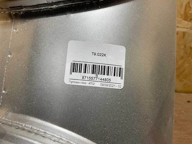 Air spiralo t9 90° 250mm/224mm spiraal t-stuk (4x) - afbeelding 6 van  7