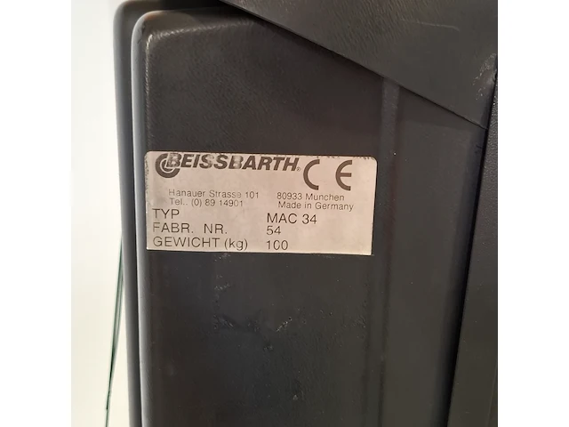 Airco vul machine, beissbarth, mac34 - afbeelding 6 van  7