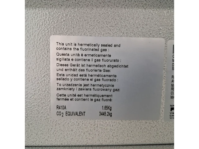Airconditioning 15kw watergekoeld met buitenunit fral, facsw51, bouwjaar 2021 - afbeelding 3 van  12