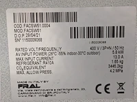Airconditioning 15kw watergekoeld met buitenunit fral, facsw51, bouwjaar 2021 - afbeelding 5 van  19