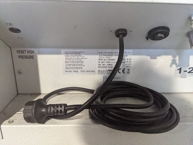Airconditioning 7kw 230v - fral, facsw22, bouwjaar 2017, watergekoeld met buitenunit - afbeelding 2 van  19