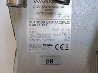 Airconditioning 7kw 230v, fral, facsw22, 2014, - watergekoeld met buitenunit - afbeelding 3 van  17