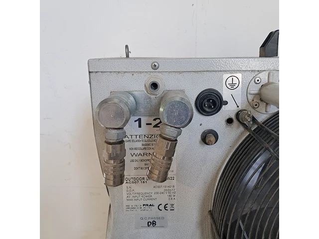 Airconditioning 7kw 230v, fral, facsw22, 2014, - watergekoeld met buitenunit - afbeelding 17 van  17