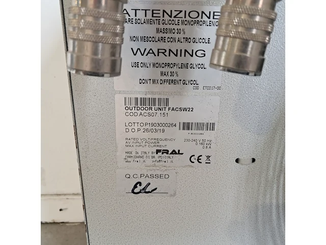 Airconditioning 7kw 230v , fral, facsw22, 2014 - afbeelding 7 van  18