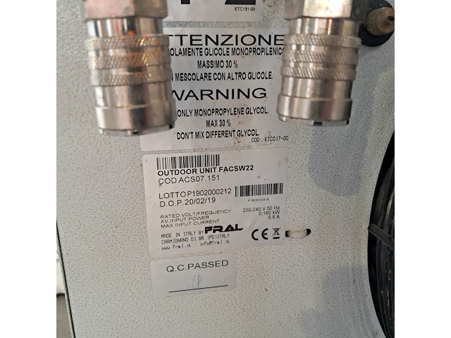 Airconditioning 7kw 230v , fral, facsw22, 2014 - afbeelding 7 van  20