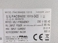 Airconditioning watergekoeld met buitenunit fral, facsw22, bouwjaar 2016 - afbeelding 16 van  16