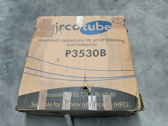 Aircotube p3530b geïsoleerde koperbuis leiding rol 30m zwart - afbeelding 1 van  3