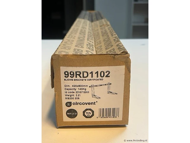 Aircovent drager 99rd1102 - 420x800 mm 140 kg - afbeelding 2 van  2