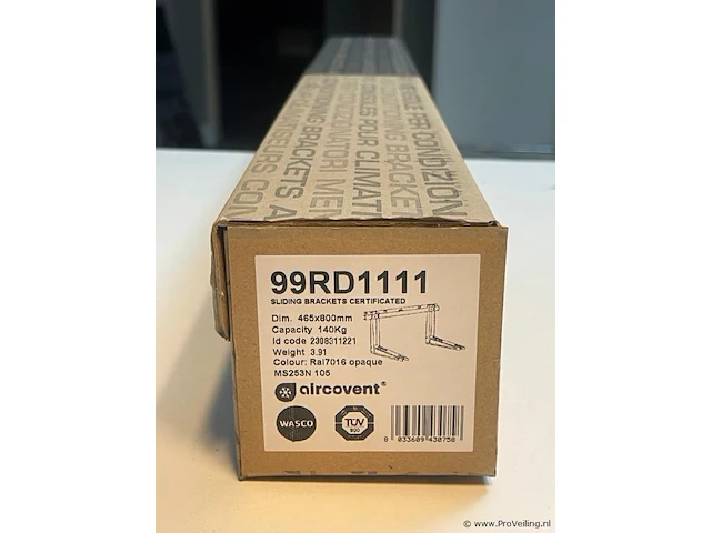 Aircovent drager 99rd1111 - 465x800 mm 140 kg - afbeelding 2 van  2