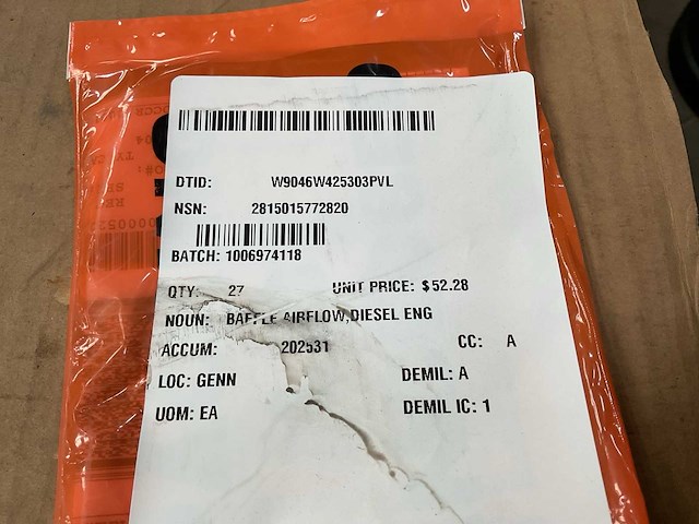 Airflow baffle (27x) - afbeelding 5 van  6