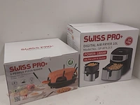 Airfryer 10 l & pizzarette 6 persoons, swiss pro plus - afbeelding 1 van  7