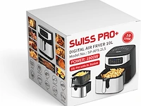 Airfryer 10 l & pizzarette 6 persoons, swiss pro plus - afbeelding 3 van  7