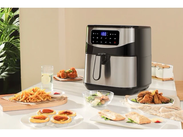Airfryer 10 l & pizzarette 6 persoons, swiss pro plus - afbeelding 4 van  7