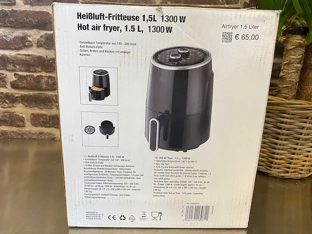 Airfryer 1,5 liter - afbeelding 1 van  2