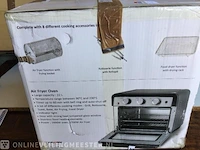 Airfryer en oven kalorik, tkg afo 2000, zwart/zilver - afbeelding 2 van  5