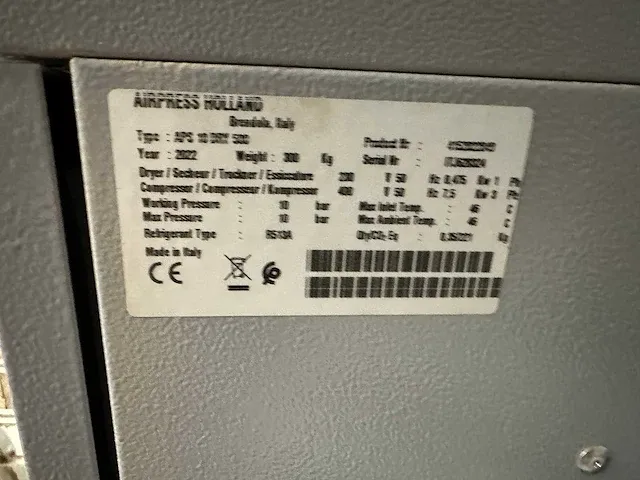Airpress - aps 10 dry 500 - schroefcompressor - 2022 - afbeelding 8 van  14