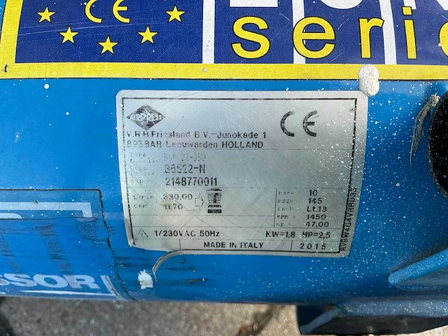 Airpress blm 22/350 luchtcompressor - afbeelding 6 van  6