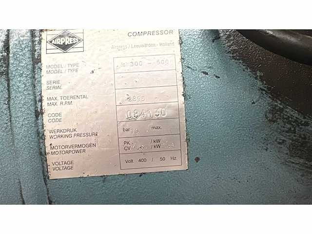Airpress k 300-600 compressor - afbeelding 4 van  4