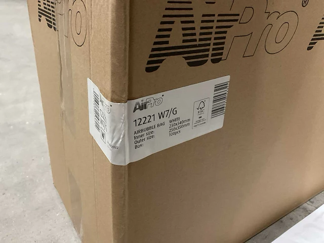 Airpro 12221 w7/g 250x350mm doos á 100 stuks luchtkussen enveloppen (24x) - afbeelding 2 van  3