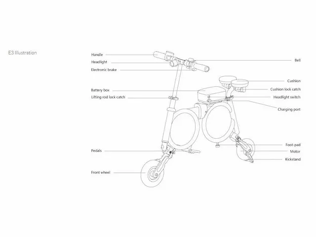 Airwheel backpack elektrische mini e-scooter - afbeelding 4 van  13