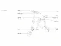 Airwheel backpack elektrische mini e-scooter - afbeelding 4 van  13