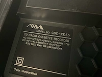 Aiwa csd-xd55 stereoset - afbeelding 5 van  5