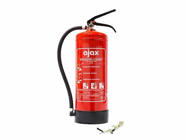 Ajax - poederblusser - gp6 6kg - brandblusser - afbeelding 1 van  1