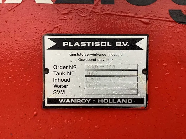 Ajaxziegler watertank haakarm bak/brandweermateriaal 6000 liter - afbeelding 14 van  16