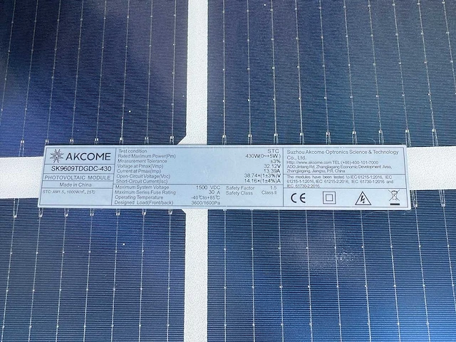 Akcome - set van 108 zonnepanelen (430 wp) - goodwe 36k omvormer - afbeelding 5 van  10