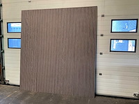 Akoestisch wandpaneel - 2600x600x21mm - walnoot (20x) - afbeelding 1 van  7