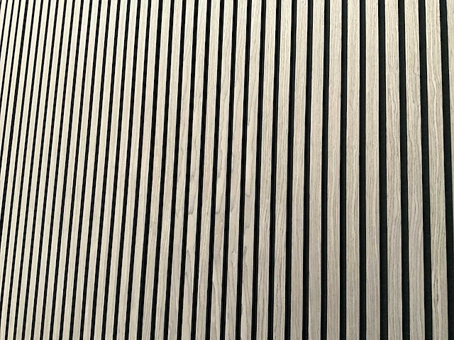 Akoestisch wandpaneel - 2600x600x21mm - walnoot (20x) - afbeelding 5 van  7