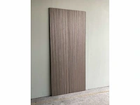 Akoestisch wandpaneel - 2800x600mm - walnoot (8x) - afbeelding 4 van  6