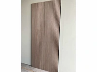Akoestisch wandpaneel - 2800x600mm - walnoot (8x) - afbeelding 6 van  6