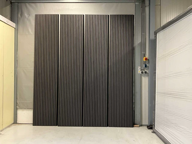Akoestisch wandpaneel - 2800x600x21mm zwart (12x) - afbeelding 1 van  4