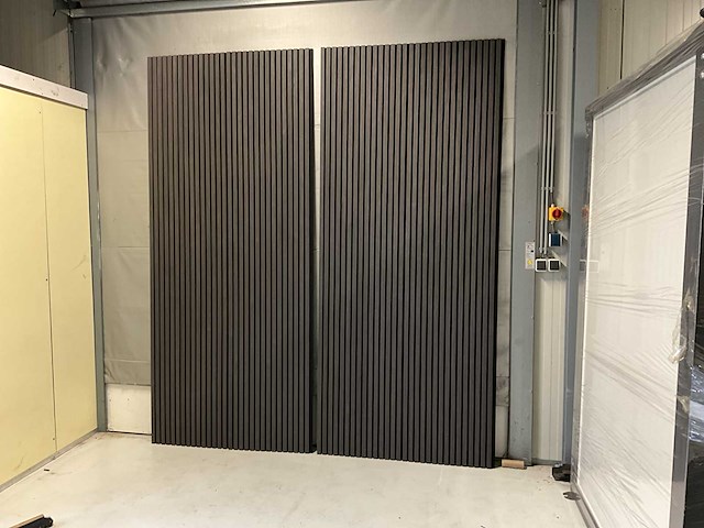 Akoestisch wandpaneel - 2800x600x21mm zwart (20x) - afbeelding 2 van  4