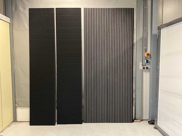 Akoestisch wandpaneel - 2800x600x21mm zwart (20x) - afbeelding 4 van  4