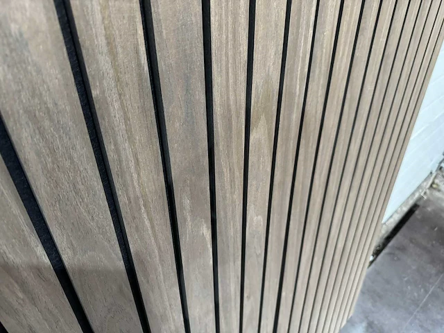 Akoestisch wandpaneel black walnut (12x) - afbeelding 3 van  18