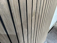 Akoestisch wandpaneel black walnut (12x) - afbeelding 3 van  18